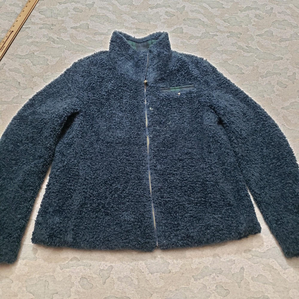 Pendleton‎ Fleece Jacket Womens Medium Blue Full Zip